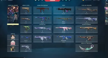 Conta Valorant Level 233, 83 skins, 5 facas