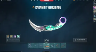 Conta Valorant Level 233, 83 skins, 5 facas