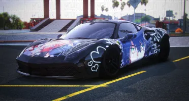 Pack de carro de anime neon gta