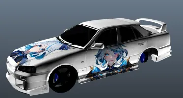 Pack de carro de anime neon gta
