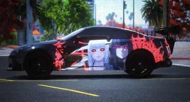 Pack de carro de anime neon gta