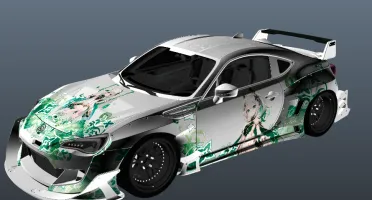 Pack de carro de anime neon gta