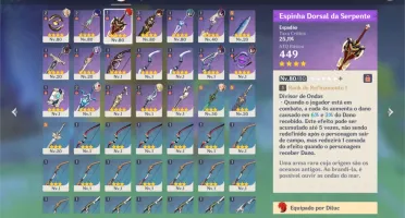 Conta com 6x5*, Alloy, 4 dias benção + 4.8k primogems