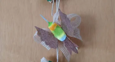 Arranjo de Porta - Coelho da Páscoa