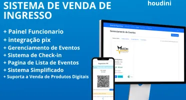 Sistema de Venda de Ingressos + Sistema de Checkout Pix