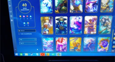 Conta lol 40 Skins nível alto