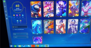 Conta lol 40 Skins nível alto