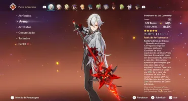 Arlecchino C5 + Bis + Kazuha AR 53 No Garantido