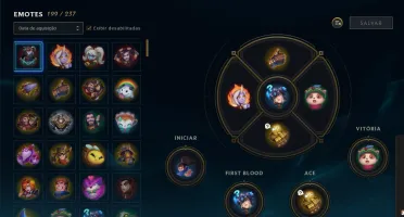 Conta Lol - Platina - 158 Skins (só skin daora)