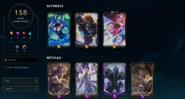 Conta Lol - Platina - 158 Skins (só skin daora)
