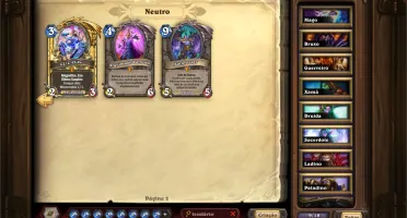 Conta hearthstone com muitos pacotes