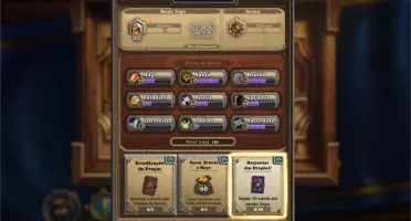 Conta hearthstone com muitos pacotes