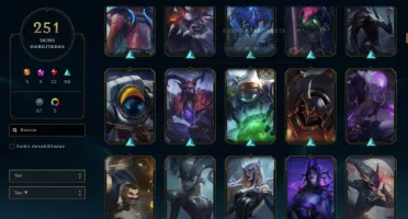 Conta lol todos os champs atualmente Diamante 2
