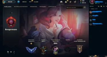 Conta lol todos os champs atualmente Diamante 2