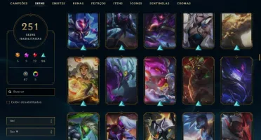 Conta lol todos os champs atualmente Diamante 2