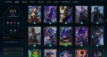 Conta lol todos os champs atualmente Diamante 2