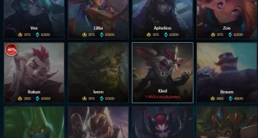 Conta lol unranked lvl 259