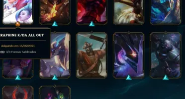 Conta lol unranked lvl 259