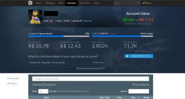 Conta STEAM com 93 Jogos e sem BAN