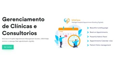 Saas Gerenciamento Agendamentos Clínicas Consultórios c/Site