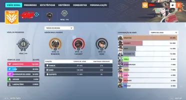 Conta Overwatch Ex Top 500 SA