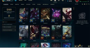 Todos os campeões e 45 skins