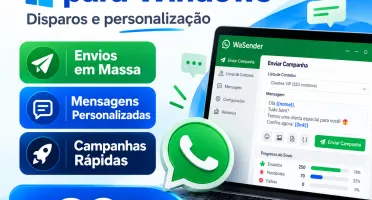 WaSender 6.1.45 Vitalício e Suporte