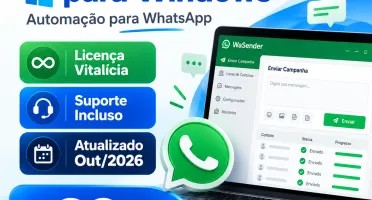 WaSender 6.1.45 Vitalício e Suporte