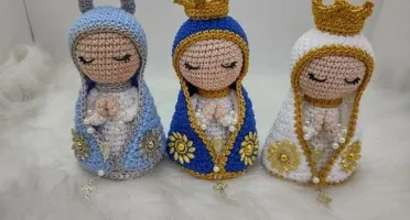 Mini Santinha em crochê