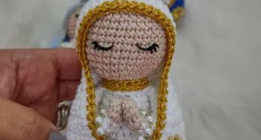 Mini Santinha em crochê