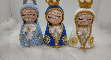 Mini Santinha em crochê