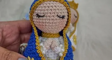 Mini Santinha em crochê