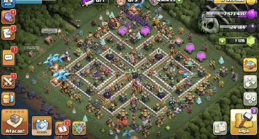 4 vilas do Clash of clans cv 15