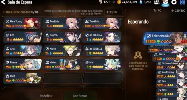 Conta Epic seven - mid game - lotada de limitados