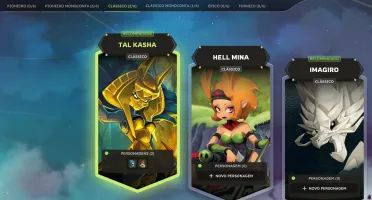Kourial - Conta com 6 personagens no nivel 199