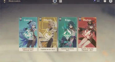 Genshin Impact Conta AR 43 - Venti, Jean, Qiqi