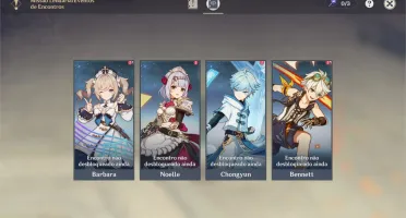 Genshin Impact Conta AR 43 - Venti, Jean, Qiqi