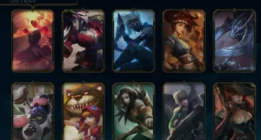 CONTA COM SKIN KAISA ALL OUT EDIÇÃO PRESTIGIO e 2 ULTIMATE