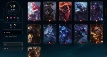 CONTA COM SKIN KAISA ALL OUT EDIÇÃO PRESTIGIO e 2 ULTIMATE