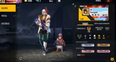 CONTA FREEFIRE SUPER BARATA GEMADA NEGOCIAVEL