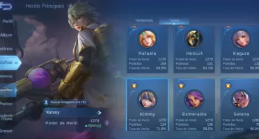 Conta Mobile Legends Ex Mítico Muitas Skins