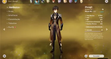 Zhongli, Venti, Childe, Qiqi e Keqing+Arco PB, Skyward Prime
