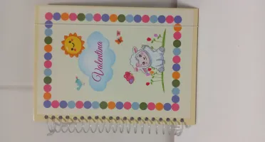 Caderno A5 Espiral - 50 fls capa dura