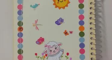 Caderno A5 Espiral - 50 fls capa dura