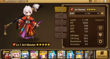 Reroll Summoners War lvl10 com Battle Angel Light - Veronica