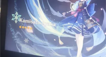 Conta Genshin AR55 Ayaka, Venti, Jean, Keqing e mais