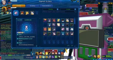 Conta midgame aox omegamon