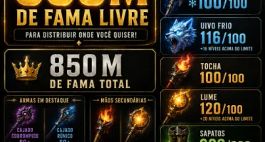 Conta albion online - Muita fama amarela