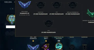 Diamante 3 com 55 Champs e 45 Skins