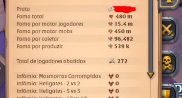 Conta de albion endgame pra pvp/zvz
